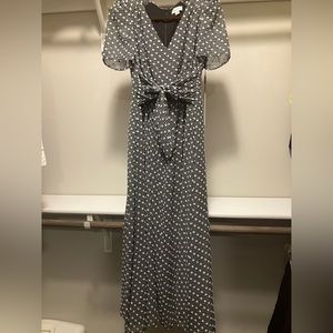 Calvin Klein Checkered Maxi Dress